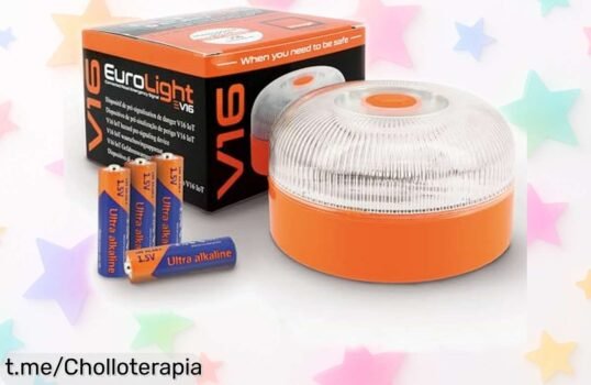 Luz de emergencia V16 con geolocalización a la DGT, ¡rebajada y segura! Aprovecha este precio loco antes que desaparezca y viaja siempre tranquilo.