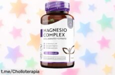 Magnesio con vitamina C y B6 para energía y músculos fuertes, ¡ofertón explosivo para que dejes la fatiga atrás! Aprovecha esta maravilla antes que se agote.