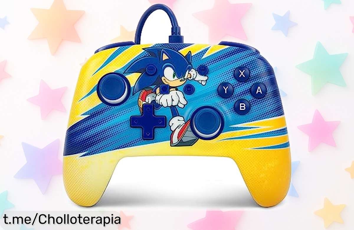 Mando con cable PowerA para Nintendo Switch, ¡mejorado y personalizado! Conecta tu emoción al juego por un precio rebajado que no puedes dejar pasar.