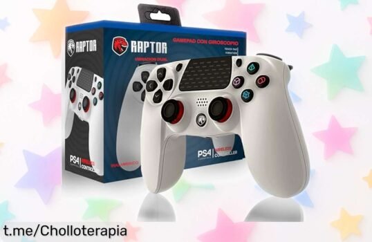 Mando inalámbrico Bluetooth con vibración y joystick táctil que hará tus partidas épicas, precio rebajado por tiempo limitado: ¡no dejes pasar este super chollo!