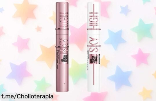 Máscara de pestañas Maybelline Lash Sensational Sky High con primer negro: ¡descuento brutal en este super chollo que hará brillar tu mirada! No lo pienses más, tus ojos lo merecen.