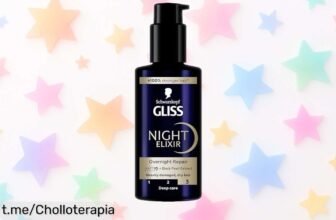 Mascarilla de pelo Gliss Kur Night Elixir a un precio loco, oferta limitada para que luzcas una melena radiante y lista para conquistar el mundo. ¡No te lo pierdas!