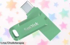 Memoria flash SanDisk Ultra Dual Drive Go 128 GB a precio rebajado, ¡exprime cada rincón de tus dispositivos y no pierdas este super chollo que vuela!