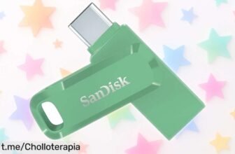 Memoria flash SanDisk Ultra Dual Drive Go 128 GB a precio rebajado, ¡exprime cada rincón de tus dispositivos y no pierdas este super chollo que vuela!