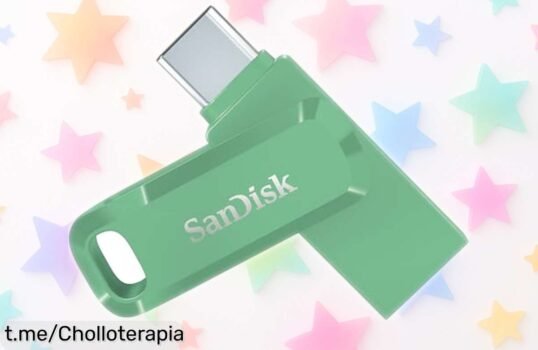 Memoria flash SanDisk Ultra Dual Drive Go 128 GB a precio rebajado, ¡exprime cada rincón de tus dispositivos y no pierdas este super chollo que vuela!