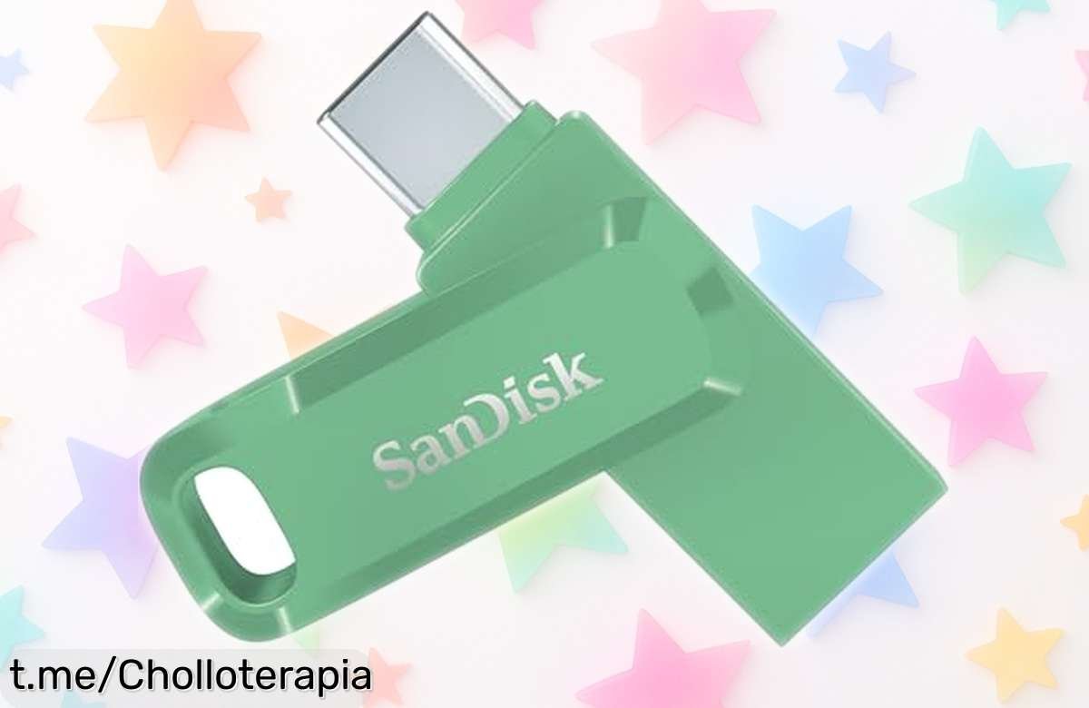 Memoria flash SanDisk Ultra Dual Drive Go 128 GB a precio rebajado, ¡exprime cada rincón de tus dispositivos y no pierdas este super chollo que vuela!