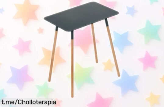 Mesa auxiliar rectangular Yamazaki 3508 negra: diseño japonés, precio rebajado que no verás de nuevo. ¡Corre, llévatela ya y transforma tu hogar con estilo!