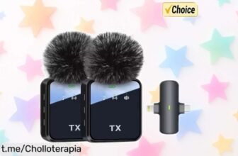 Micrófono 3 en 1 inalámbrico para iPhone y Android rebajado, tu aliado perfecto para entrevistas con sonido profesional que no puedes dejar escapar, ¡hazte con él y cuenta tus historias!