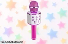 Micrófono de karaoke inalámbrico MAX KM01 para niños, diversión instantánea y risas a tope con un precio rebajado que vuela. ¡Hazlo tuyo antes de que se acaben!