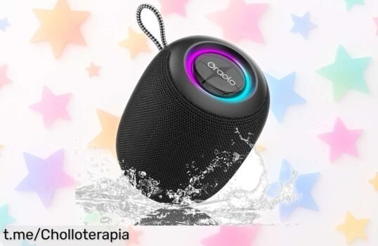 Mini altavoz Bluetooth resistente al agua con hasta 30h de batería, ahora a un precio rebajado que no se repite. ¡Únete a la fiesta y disfruta mientras dure esta locura!