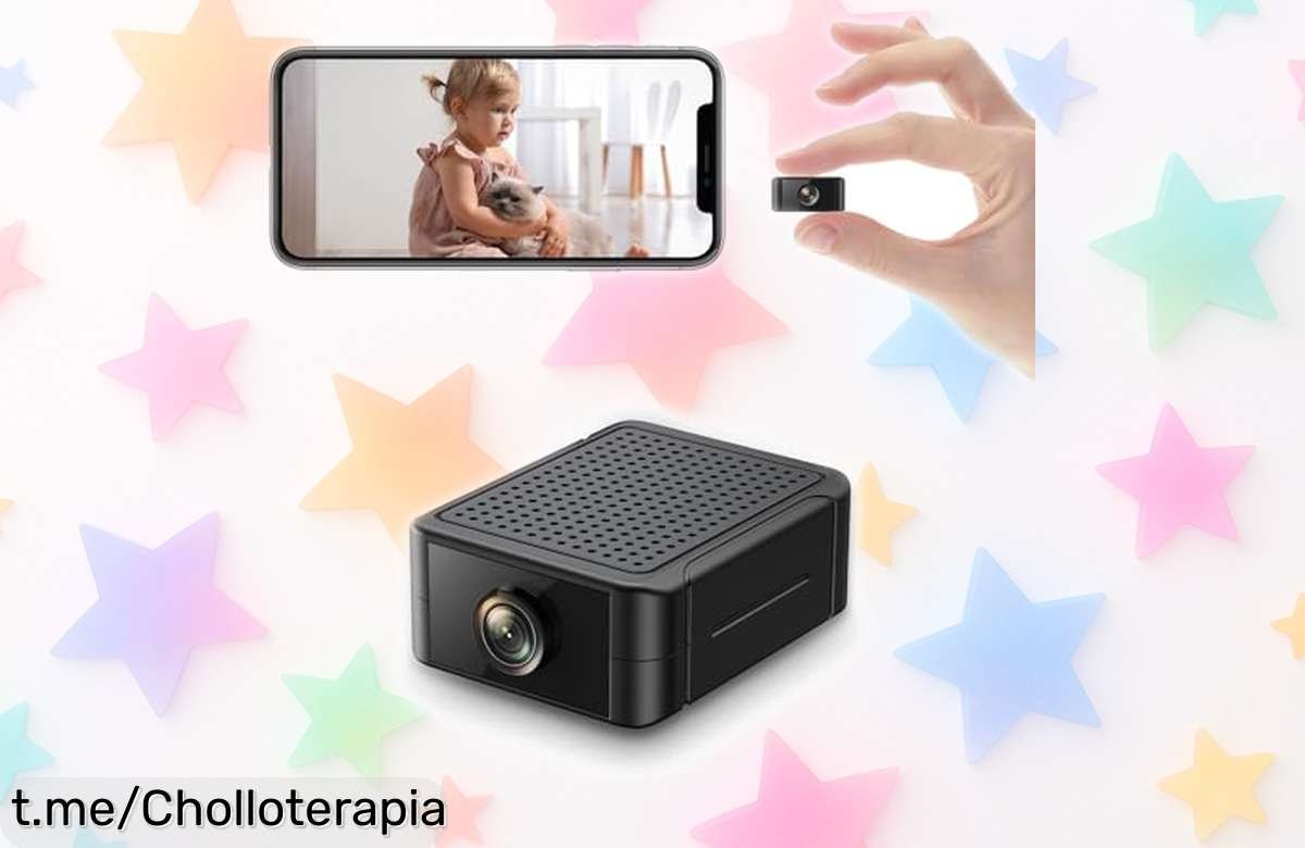 Mini cámara espía 4K con visión nocturna: un super chollo de seguridad, ahora rebajada para que cuides lo que más quieres y vivas tranquilo ¡consíguela ya!