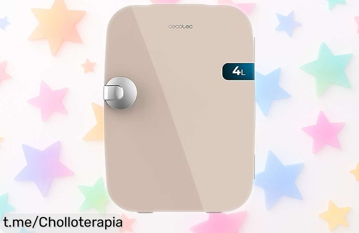 Mini nevera Cecotec Bolero MiniCooling 4L: ¡ofertón para disfrutar de tus bebidas siempre frescas o calientes! No te pierdas este precio loco, aprovecha ahora y llévala contigo a todas partes.
