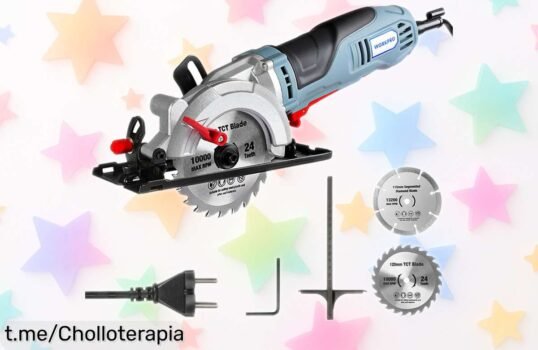 Minisierra eléctrica WORKPRO: herramienta potente de 710W a un precio rebajado que volará rápido. ¡No dejes pasar esta oportunidad y haz realidad tus proyectos ahora!