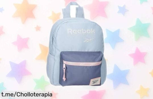 Mochila Reebok Andrew azul, súper práctica y organizada a precio loco: aprovecha este ofertón único y vive la aventura con estilo ¡Consíguela ya!