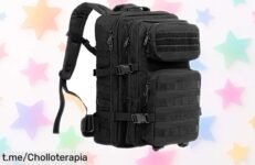 Mochila táctica militar 40L con sistema MOLLE, súper resistente y a precio rebajado. Organiza tu aventura y prepárate para los desafíos¡hazte ya con esta bestia antes de que se agote!