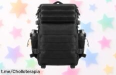 Mochila táctica resistente y mega espaciosa con sistema MOLLE a precio rebajado; hazte con esta ganga antes de que se agoten y vive tus aventuras al máximo.