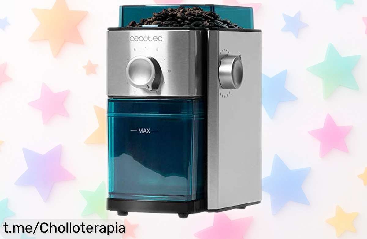 Molinillo de café eléctrico Cecotec con 17 niveles de molienda a precio rebajado, ¡aprovecha este super chollo y convierte tu café en una experiencia deliciosa ya mismo!