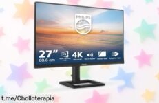 Monitor UHD Philips 27E1N1800A con pantalla ultra nítida y sonido envolvente a precio rebajado ¡No dejes escapar esta oportunidad única para tus mejores momentos!