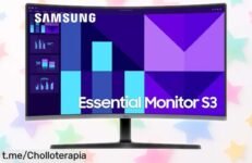 Monitor curvo Samsung de 32 pulgadas, responde en 1ms y trae colores vibrantes: ¡ofertón a precio rebajado que vuela! No te lo dejes escapar, vive cada detalle al máximo.