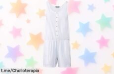 Mono corto suave para mujer a precio muy bajo, chollazo que no durará siempre. ¡Aprovecha y luce espectacular sintiéndote genial!