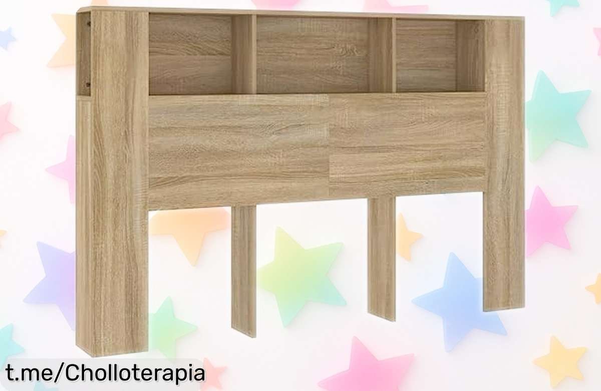 Mueble cabecero con estantería vidaXL que transforma tu dormitorio a un precio rebajado: ¡aprovéchalo y dale ese toque especial antes de que se agote!