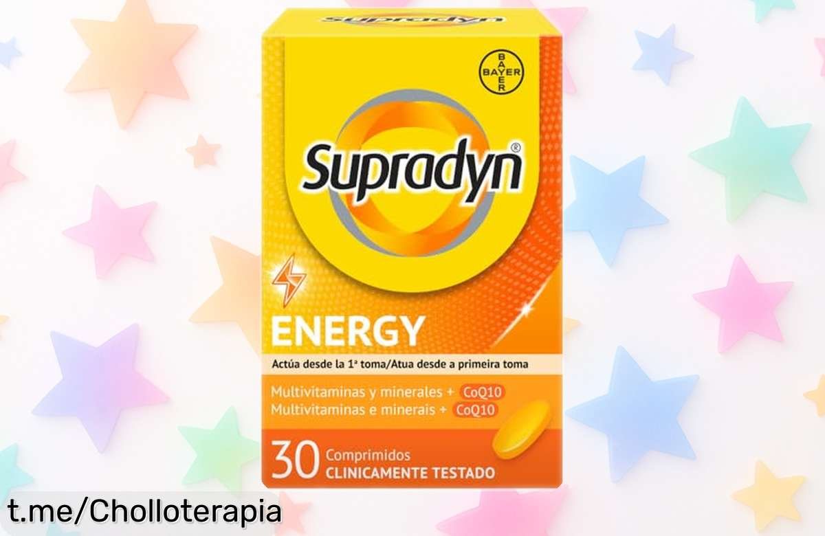 Multivitamínico Supradyn Energy con Coenzima Q10 a precio rebajado para recargar tu energía y sentirte genial, ¡no dejes pasar esta oportunidad única de bienestar!