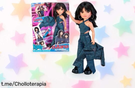Muñeca Nancy Aitana con estilo de cantante: ¡ofertón limitado y precio loco que hará brillar la sonrisa de tus peques! No te quedes sin ella, actúa ya.