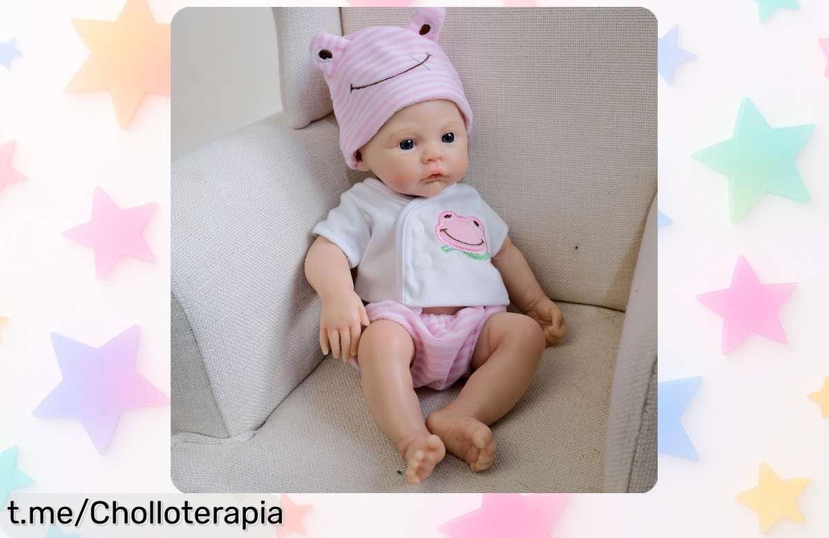 Muñeca reborn realista en silicona que arrasa por su suavidad; ¡desprecio brutal solo por tiempo limitado, no dejes escapar este chollo que te hará sentir amor al instante!