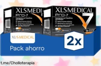 Pack 2 meses de XLS Medical Pro7 a precio rebajado para perder peso y controlar el apetito, ¡aprovecha este super chollo y empieza a sentirte increíble ya!