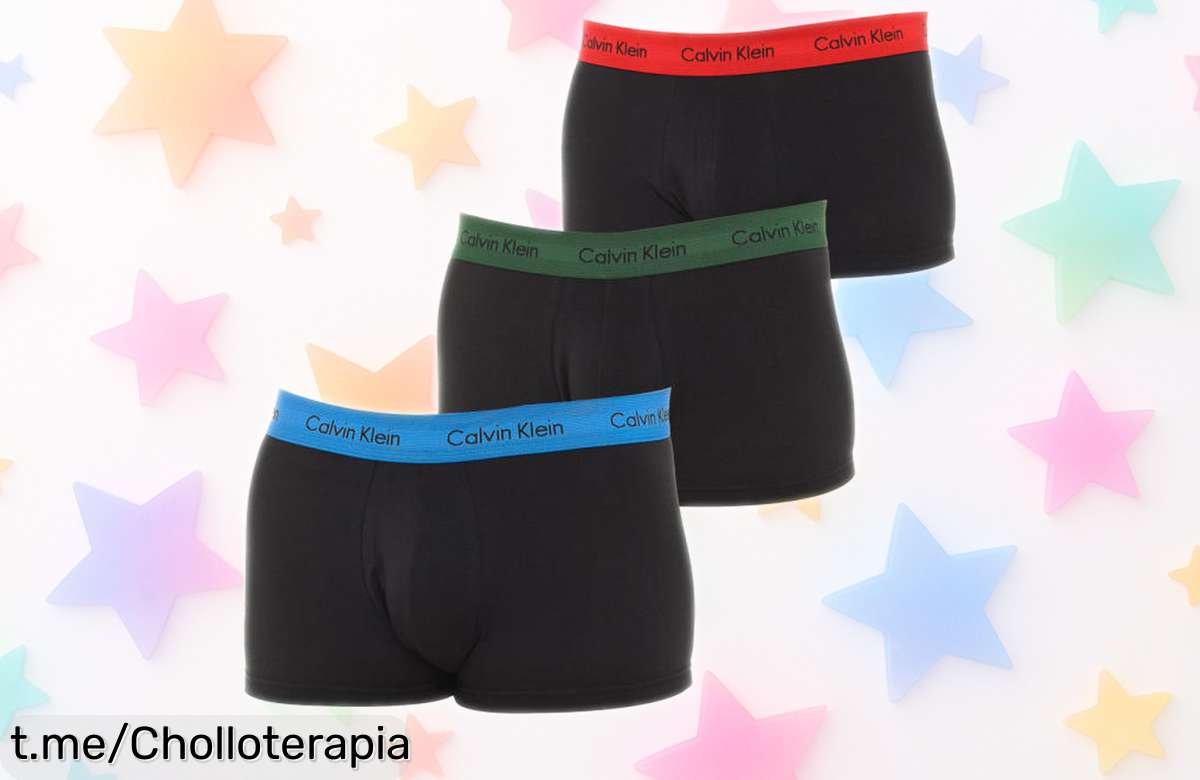 Pack 3 boxers low rise Calvin Klein U2664G con caída de precio increíble, super chollo que te hará sentir seguro y elegante; ¡no te quedes sin los tuyos antes de que se agoten!