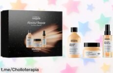 Pack Absolut Repair de L’Oréal: elixir para tu pelo con brillo y nutrición intensa a un precio rebajado ¡Aprovecha antes de que se acabe y deslumbra con una melena espectacular!