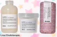 Pack completo Davines Kit LOVE CURL para rizos perfectos con champú, acondicionador y serum a precio loca: ¡Chollazo limitado que hará brillar tu melena!