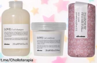 Pack completo Davines Kit LOVE CURL para rizos perfectos con champú, acondicionador y serum a precio loca: ¡Chollazo limitado que hará brillar tu melena!