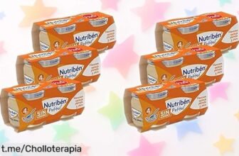 Pack de Merienda Potitos Nutribén con 100% fruta natural, ¡ahora a precio rebajado! Dale lo mejor a tu peque y no te pierdas este super chollo por tiempo limitado.