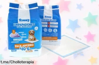 Pack de empapadores ultraresistentes para mascotas, absorbentes y antibacterianos a un precio rebajado. ¡No te lo pierdas, cuida a tu peludo con este super chollo que vuela!