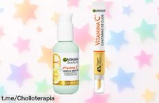 Pack vitamina C Garnier con crema sérum y contorno de ojos, piel radiante al instante; no te pierdas este super chollo que mima tu belleza ¡Aprovecha antes de que se agote!