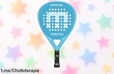 Pala de pádel Mystica Quickstart Hybrid azul con caída de precio espectacular, diseño brutal y rendimiento que te hará triunfar ¡No te quedes sin ella y juega como un pro ya!