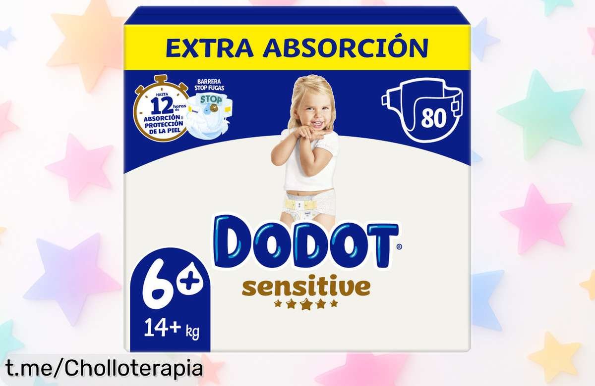 Pañales Dodot Sensitive Extra para tu bebé en pack mensual: un super chollo que no puedes dejar escapar, ¡asegura su protección y bienestar ahora mismo!