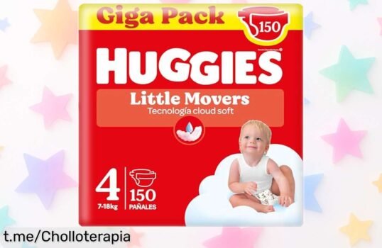 Pañales HUGGIES Little Movers talla 4 Disney en ofertón: Llévate 3 packs x 50 unidades con precio rebajado y asegura risas secas para tu peque, ¡no te lo pienses más!