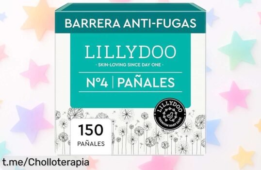 Pañales súper absorbentes LILLYDOO talla 4: ¡gran caja de 150 unidades a un precio bajísimo! Mimemos a tu bebé con la mejor protección, corre antes de que se agote esta oferta única.