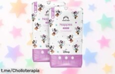 Pañales ultrasecos Mama Bear Disney talla 5 con diseño divertido: rebajo de precio increíble para proteger a tu peque ¡No te lo pierdas y asegura su tranquilidad ya!