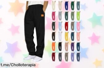 Pantalón chándal hombre talla grande con cintura elástica y bolsillos, descuentazo brutal que no durará: ¡aprovéchalo antes de que se agote!