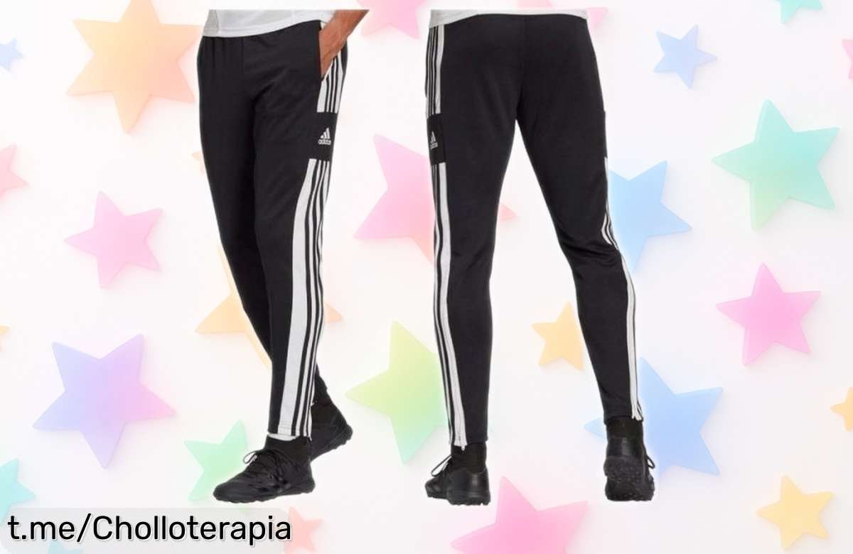Pantalón deportivo Adidas Squadra 21 para hombre, caída de precio brutal que no puedes dejar pasar. ¡Date prisa y entrena con estilo y energía antes que se agoten!