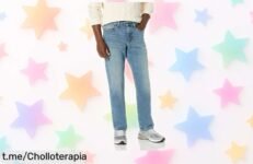 Pantalón vaquero elástico Amazon Essentials, ajuste perfecto y estilo clásico a precio rebajado ¡No te quedes sin este super chollo que realzará tu look y elevará tu confianza!