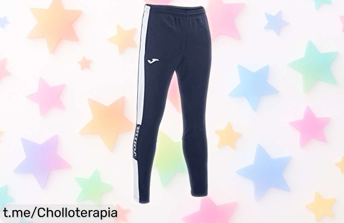 Pantalones deportivos Joma con cinturón elástico a precio loco: ¡no te quedes sin sentir la libertad en cada movimiento, corre que vuelan!