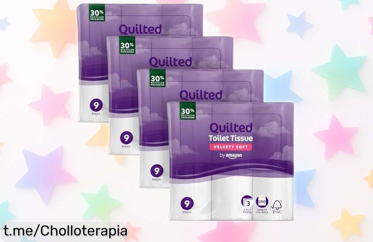 Papel higiénico 3 capas súper suave y resistente, 36 rollos a precio rebajado: ¡aprovéchalo ya antes de que desaparezca y disfruta cada momento con tranquilidad!