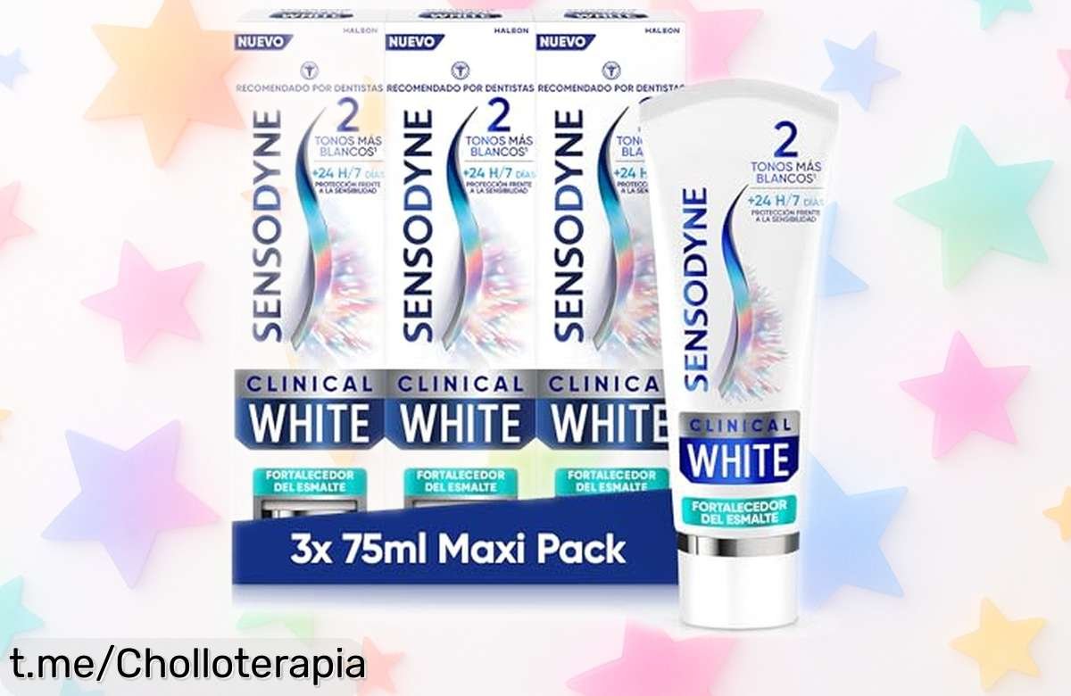 Pasta de dientes blanqueante Sensodyne Clinical White: ¡Es tu oportunidad para sonreír brillante con un descuento increíble, pero apúrate que se agotan esas sonrisas!