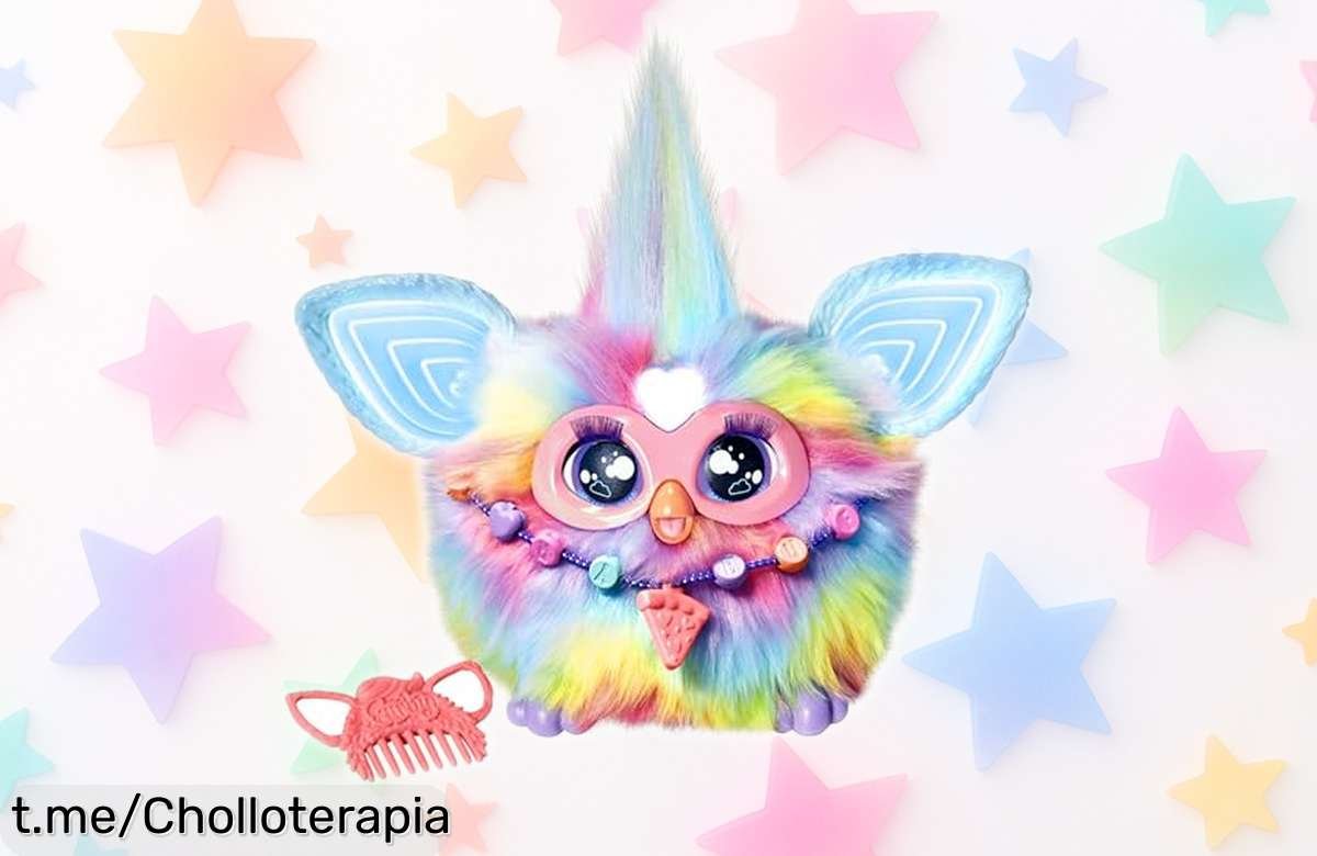 Peluches interactivos Furby Tiedye a precio de locura, más de 600 reacciones para diversión sin fin; ¡no pierdas este super chollo y regala sonrisas ahora mismo!