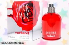 Perfume Cacharel Amor Eau de Toilette 100 ml en oferta brutal que no querrás perderte: frescura y encanto para cada momento, ¡hazlo tuyo antes de que se agote!