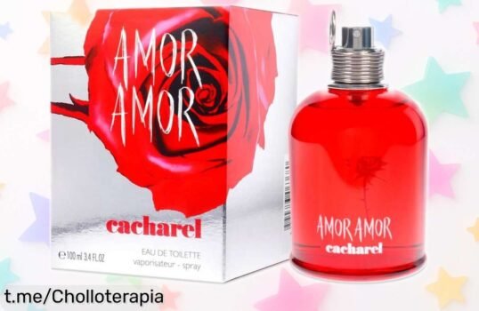 Perfume Cacharel Amor Eau de Toilette 100 ml en oferta brutal que no querrás perderte: frescura y encanto para cada momento, ¡hazlo tuyo antes de que se agote!